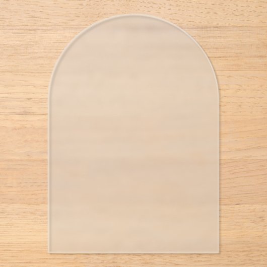  Create Your Own wedding invitations Acryleinladungen (Vorderseite)