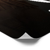 Create Your Own Wedding Photo Sign Poster (Ecke)