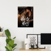 Create Your Own Wedding Photo Sign Poster (Heimbüro)