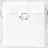 Create Your Own wedding  Runder Aufkleber (Tasche)