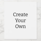 Create Your Own Weinetikett (Einzelnes Label)