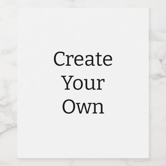 Create Your Own Weinetikett (Einzelnes Label)