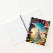Create Your Own Whimsical Castle Garden Notizblock (Innenseite)