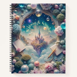 Create Your Own Whimsical Dream Castle Notizblock