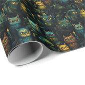 Create Your Own Whimsical Fantasy Creatures Geschenkpapier (Rolleneckpunkt)