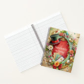 Create Your Own Whimsical Magic Top Hat Red Notizblock (Innenseite)
