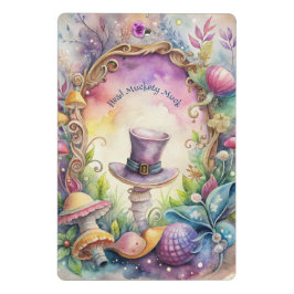 Create Your Own Whimsical Purple Top Hat Mini Klemmbrett