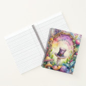 Create Your Own Whimsical Purple Top Hat Notizblock (Innenseite)