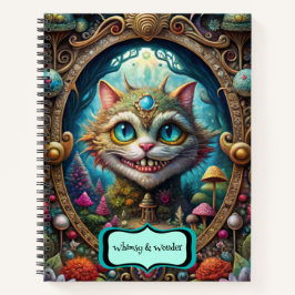 Create Your Own Whimsical Queen Cheshire Cat Notizblock