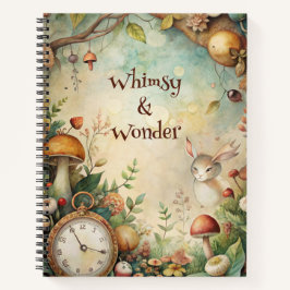 Create Your Own Whimsical Rabbit Garden Notizblock