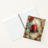 Create Your Own Whimsical Red Top Hat Notizblock (Innenseite)