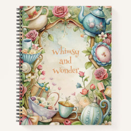 Create Your Own Whimsical Tea Party Spring Notizblock