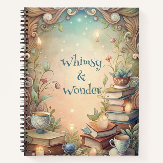 Create Your Own Whimsical Tea Party Tales Notizblock (Vorderseite)