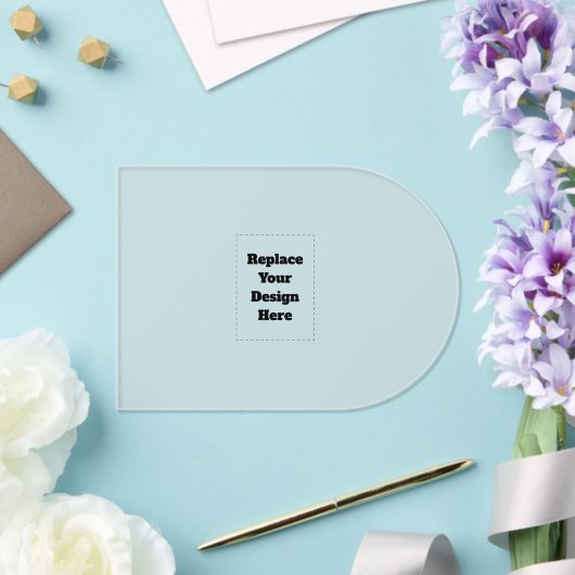 Create Your Own white  Acryleinladungen (Insitu (Hochzeit))