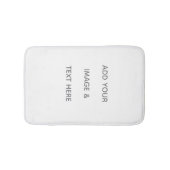 Create Your Own white  Badematte (Vorderseite)