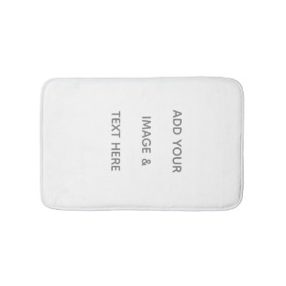 Create Your Own white Badematte