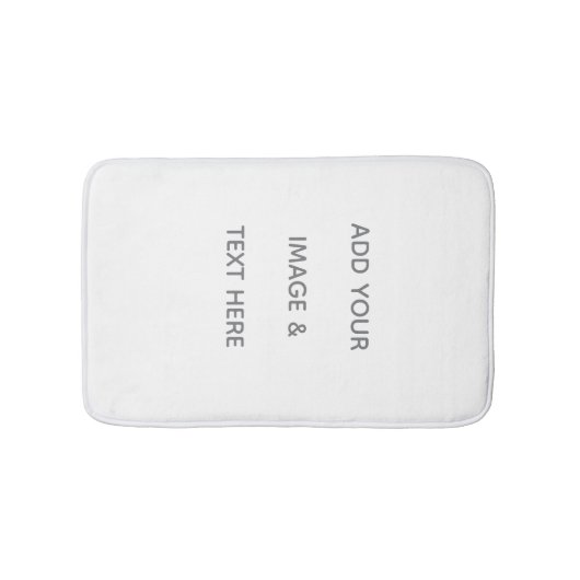 Create Your Own white Badematte (Vorderseite)