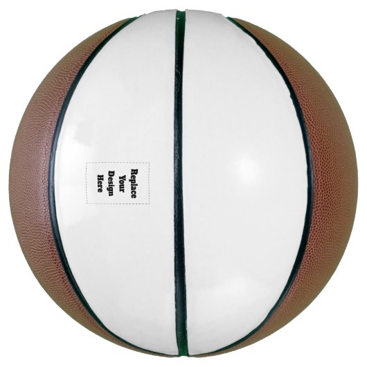 Create Your Own white  Basketball (Vertikal)