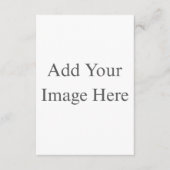 Create Your Own white  Begleitkarte (Vorderseite)