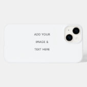 Create Your Own white  Case-Mate iPhone Hülle (Rückseite (Horizontal))