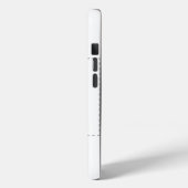 Create Your Own white  Case-Mate iPhone Hülle (Rückseite / Links)