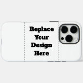 Create Your Own white  Case-Mate iPhone Hülle (Rückseite (Horizontal))
