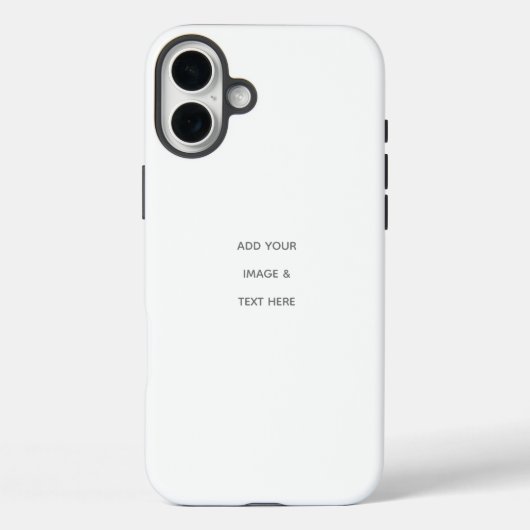 Create Your Own white  Case-Mate iPhone Hülle (Rückseite)