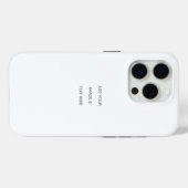 Create Your Own white  Case-Mate iPhone Hülle (Rückseite (Horizontal))