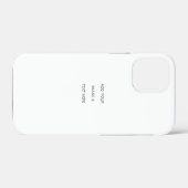 Create Your Own white Case-Mate iPhone Hülle (Rückseite (Horizontal))