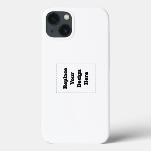 Create Your Own white  Case-Mate iPhone Hülle (Rückseite)