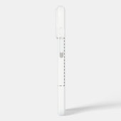 Create Your Own white  Case-Mate iPhone Hülle (Rückseite / Links)