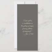 Create Your Own White Cheetah Roses Bookmark Card (Rückseite)