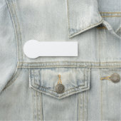 Create your own white Classic Name Tag Namensschild (Beispiel)