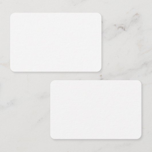 Create Your Own White Custom personalized Visitenkarte (Vorne/Hinten)