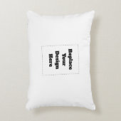 Create Your Own white  Dekokissen (Vorderseite(Vertikal))