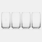 Create Your Own white  Dosenglas (Hinten)