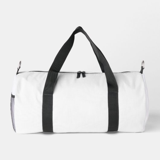 Create Your Own white  Duffle Bag (Rückseite)