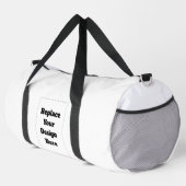 Create Your Own white  Duffle Bag (Rechte Ecke)