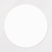 Create Your Own white  Etiketten (Design 1)
