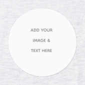 Create Your Own white  Etiketten (Design 1)