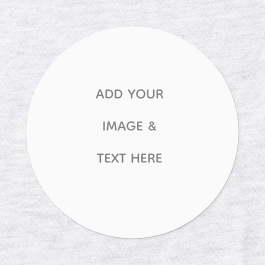 Create Your Own white  Etiketten (Design 1)