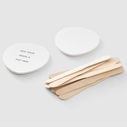 Create Your Own white Fächer (Non-assembled)