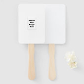 Create Your Own white  Fächer (Vorne und Hinten)