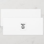 Create Your Own white  Feiertagskarte (Vorne/Hinten)