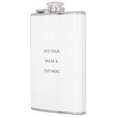 Create Your Own white  Flachmann (Links)