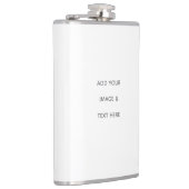 Create Your Own white  Flachmann (Rechts)