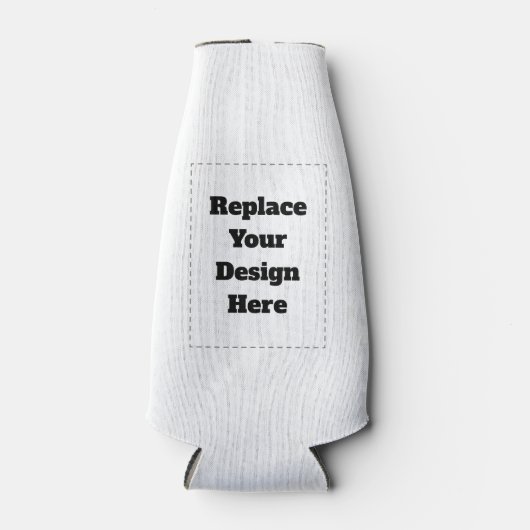 Create Your Own white  Flaschenkühler (Vorderseite)