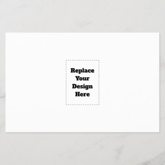 Create Your Own white  Flyer (Vorne)