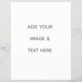 Create Your Own white  Flyer (Vorne)