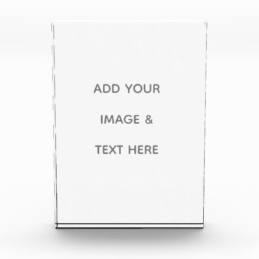 Create Your Own white  Fotoblock (Vorderseite)